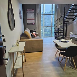 Casa de Férias Saint Sebastian Flat 716 - Com Hidro! Ate 3 Pessoas, Duplex, No Centro, Jaraguá do Sul